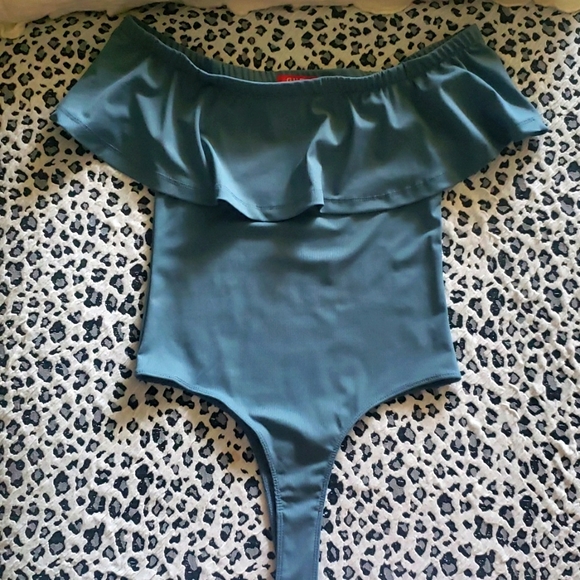 Guess top small sice color bluish☆ - Picture 1 of 7